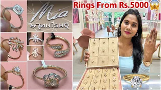 Mia By Tanishq Diamond Ring Designs 1Gm/Rs.5K Starts😍| Tanishq Jewellery| Gold Diamond Ring Designs