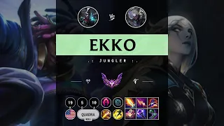 Ekko Jungle vs Diana - NA Master Patch 14.9