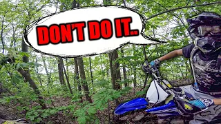 Technical Woods Riding On A CRF450L.. | The Last Stretch