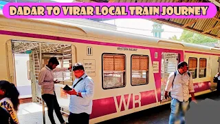 Dadar to Virar local train journey 🚆🚂