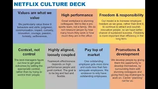 Netflix culture deck via Reed Hastings