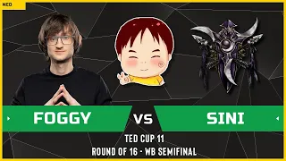 WC3 - TeD Cup 11 - WB Semifinal: [NE] Foggy vs Sini [NE] (Ro 16 - Group B)