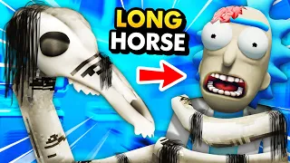 Creating LONG HORSE Goes TERRIBLY WRONG (Rick and Morty: Virtual Rick-Ality Gameplay)