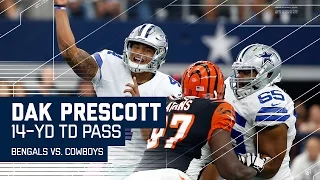 Dak Prescott's 31-Yard Pass to Jason Witten & TD Pass to Beasley! | Bengals vs. Cowboys | NFL