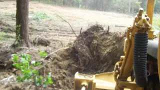 Fiat - Allis 16B  knocking trees