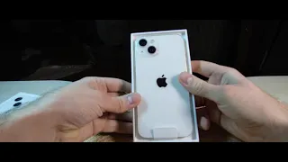 Распаковка iphone 13