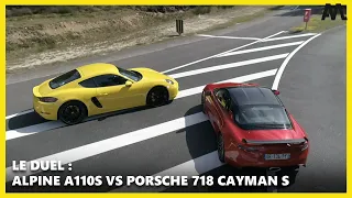 Alpine A110S vs Porsche 718 Cayman S : le GRAND duel 🔥