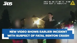 Suspect in fatal Renton crash admits to speeding in previous crash, new video shows