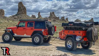 The Best of Both Worlds; Rock-crawling Jeep Wrangler with an Overland Trailer - Viewer Rigs