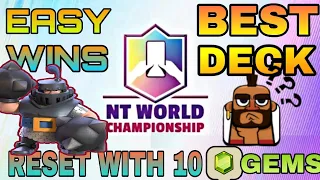 NO TILT 20 WIN CHALLENGE BEST DECK  CLASH ROYALE || CLASH ROYALE NO TILT CHAMPIONSHIP BEST DECK