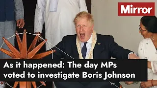 As it happened: The day MPs voted to investigate Boris Johnson for 'lying to Parliament'