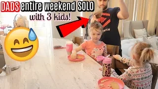 DADS SOLO WEEKEND WITH 3 KIDS - INFANT, TODDLER AND A PRESCHOOLER | Tara Henderson