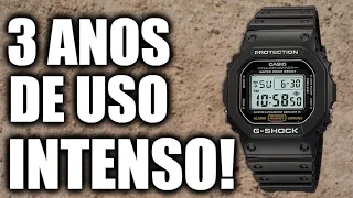 CASIO G-Shock DW-5600 DEPOIS DE 3 ANOS DE USO PESADO!