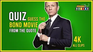 James Bond Quiz with Scenes 😍😍 Guess the Movie from the Quote