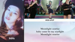 TWICE (트와이스) - TWICE - MOONLIGHT SUNRISE (Lyrics)