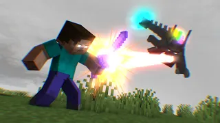 Mutant Ravager VS Herobrine (Alex and Steve Life) Minecraft Animation #5 [Fan Animation]
