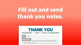 Give thanks with Adobe Acrobat | Adobe Document Cloud