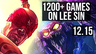 LEE SIN vs SKARNER (JNG) | 11/0/8, 1200+ games, Legendary, 1.1M mastery | EUW Master | 12.15