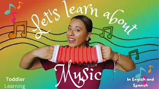 Learn about Music in English and Spanish| Toddler Learning| LOVEVERY