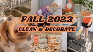 FALL CLEAN & DECORATE WITH ME