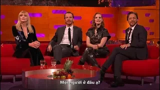 [Vietsub] Graham Norton Show | James McAvoy, Michael Fassbender, Jessica Chastain, Sophie Turner 1/3