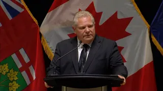 Ont. Premier Doug Ford pays tribute to police officers | Funeral for Sgt. Eric Mueller