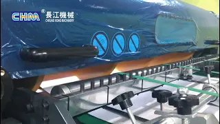 Paper Roll To Sheet Cutting Machine Inline Embossing Machine