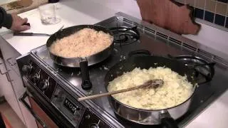 Preparing Pierogi - Step 6  - Cooking Sauerkraut and Cabbage Filling