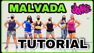 📣 TUTORIAL‼️MALVADA - ZÉ FELIPE | FITDANCE (COREOGRAFIA) | DANCE VÍDEO