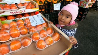 Learn italian names of fruit and vegetables with my daughter🤩🍇🍎🍍 at the italian local market