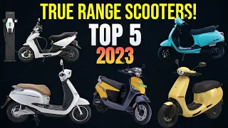 Top 5 Long Range Electric Scooters in India 2023 - Real Range - EV Bro