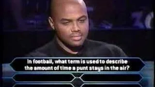 1/2 Charles Barkley on Millionaire (sports superstars ed.)