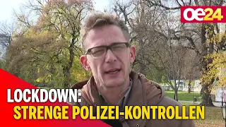 Strenge Polizei-Kontrollen im Lockdown