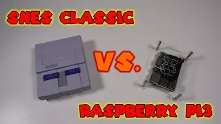 SNES Classic Versus Raspberry Pi 3 Mega Man X & Star Fox 2 Comparison!