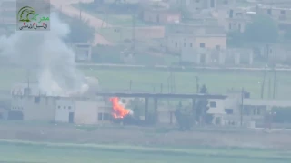 Battle Hama: TOW destroy T72 tanks