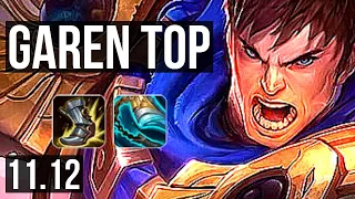 GAREN vs URGOT (TOP) | 3.6M mastery, 4/0/1, 900+ games | KR Diamond | v11.12