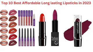 The Top 10 Best Affordable Long-Lasting Lipsticks in 2023 |  #lipsticks  #redlipsticks