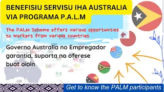 Benefits of working in Australia under the PALM scheme and its participants