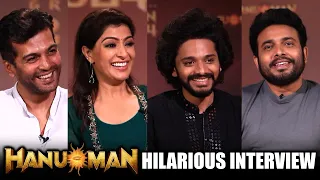 HanuMan Movie Team Hilarious Interview With Getup Srinu | Teja Sajja | Varalaxmi Sarathkumar | TFPC