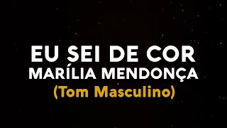 KARAOKÊ | Marília Mendonça - Eu Sei de Dor | Playback (TOM MASCULINO)