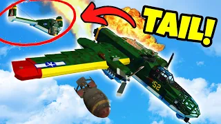 DESTROYING a Destructible BOMBER In Stormworks!