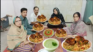 Village Life || Dopahar Ke Khane Main Banai Special Chicken Fry  Pulao Recipe || Irma's family vlog