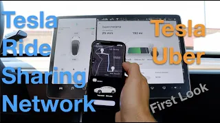 Tesla Ride Share Network *Uber Like* Start it Soon