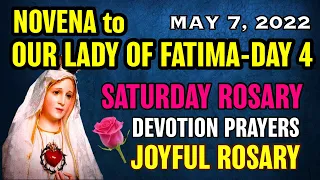 Our Lady of Fatima Novena Day 4 💙 SATURDAY ROSARY, May 7, 2022, 💙 Joyful Mysteries