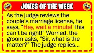 🤣 BEST JOKES OF THE WEEK! - A couple goes to the town hall to get married... (Discretion Advised)