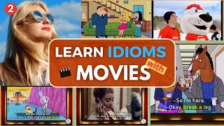 Best English Idioms 2 I Meaning and Examples I Learn English Idioms with Movies I Easy English saji