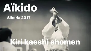 Aikido -  kiri kaeshi shomen by Bruno Gonzalez