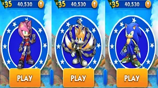 Sonic Dash - Boscage Maze VS Sonic Sonic Prime VS Tails Nine VS All Bosses Zazz Eggman Fully Upgrade