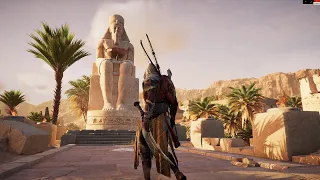 Strolling Through Siwa (47 BCE) - Music & Ambience - Assassins Creed Origins (4K)