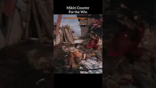 Sekiro Mikiri Counter for the Win #sekiro #sekiroshadowsdietwice